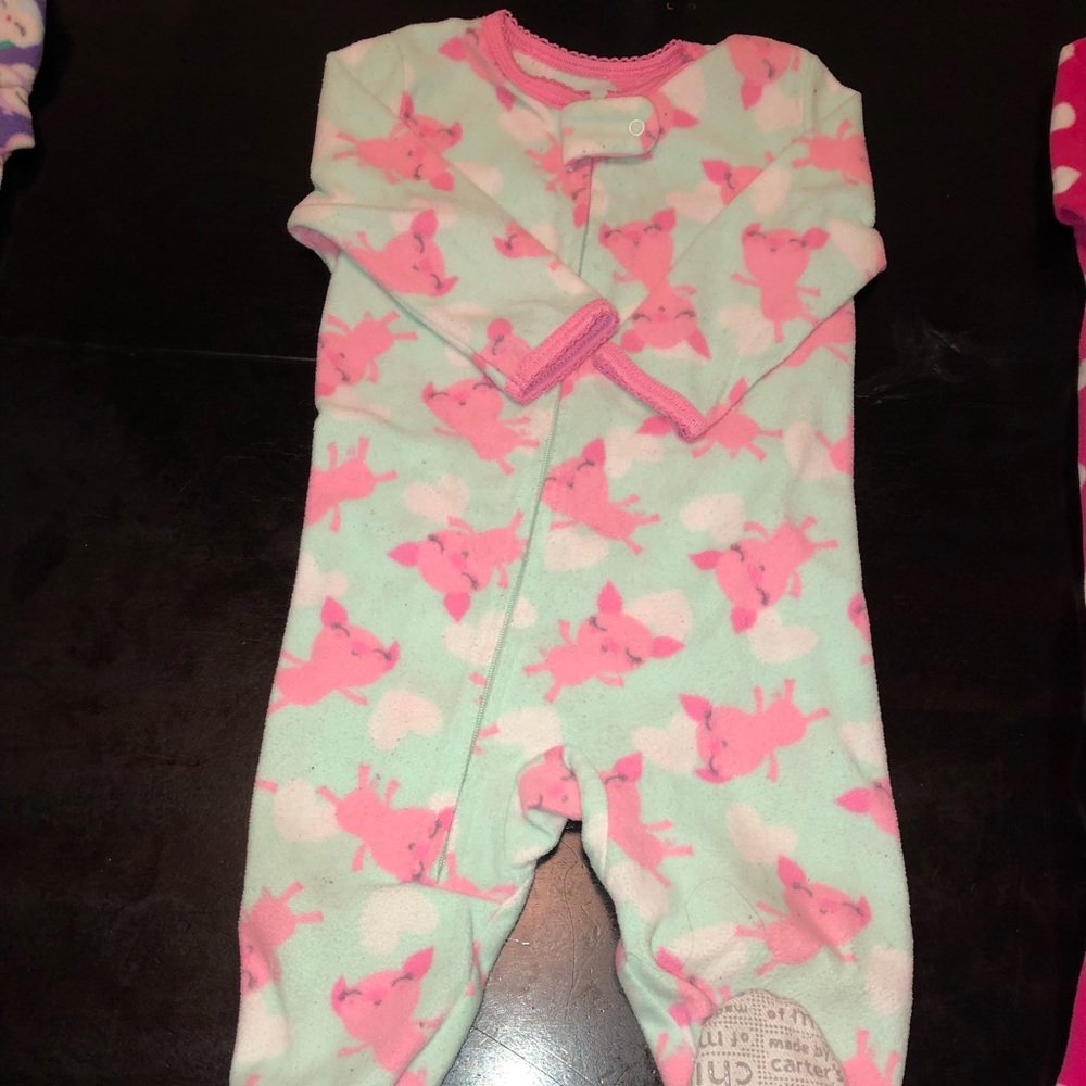 3 Piece Animal Print Pajama Set